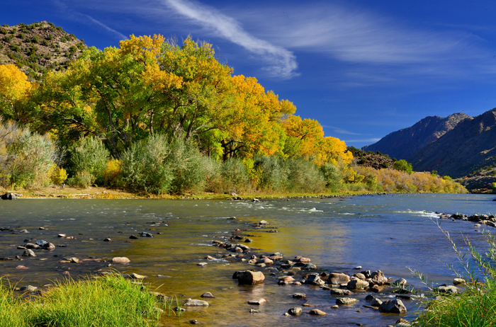 Rio Grande, Taos County Line