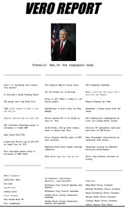 Vero Report home page