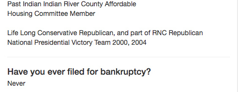 June 11 screen shot of the Press Journal's "Ask the Candidates" page presenting answers from Tim Zorc.