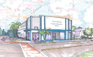 Rendering of renovations planed for Buggy Bunch's newly acquired building located at 1450 21st. Street.