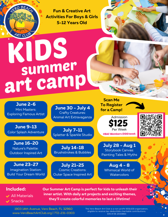 VB Art Club Announces 2025 Summer Art Camps For Kids Indian River vb-art-club-announces-2025-summer-art-camps-for-kids-indian-river